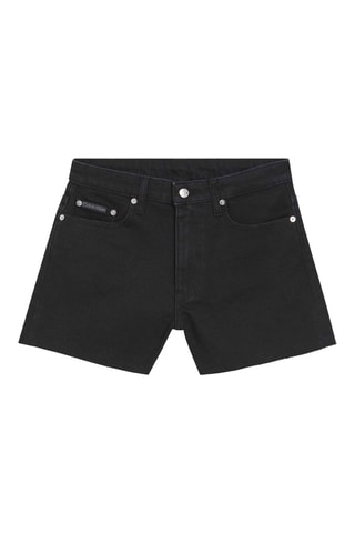 Short en jean - Noir