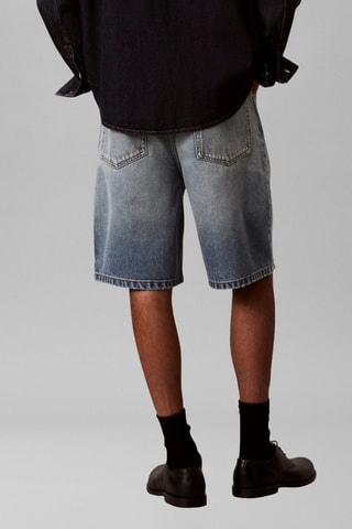 Short en jean - Bleu