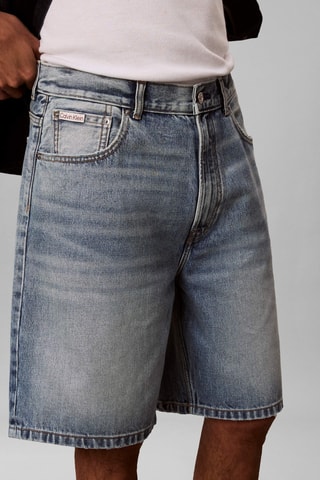 Short en jean - Bleu