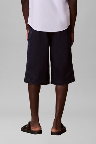 Short regular en jean - Bleu marine