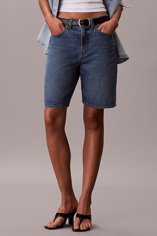 Short en jean - Bleu foncé