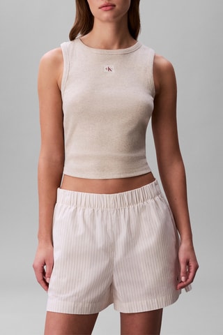 Short - Blanc et gris clair