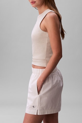 Short - Blanc et gris clair
