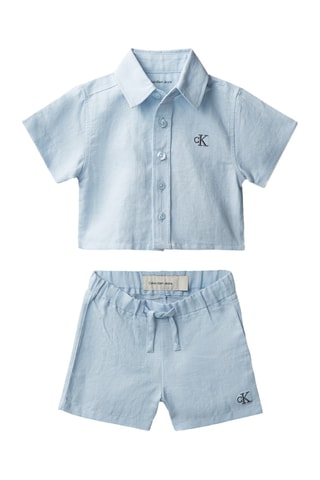 Chemise et short en coton biologique - Ciel