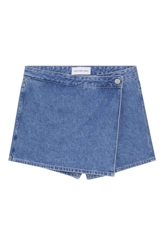 Jupe-short en jean - Bleu marine