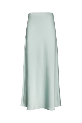 Jupe longue taille haute - Vert d’eau