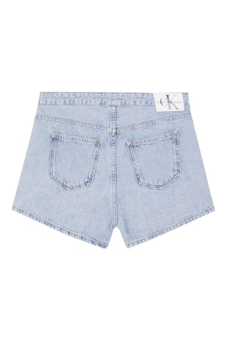 Jupe-short en jean - Ciel