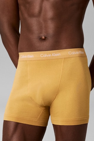 5 boxers - Jaune, gris et bleu