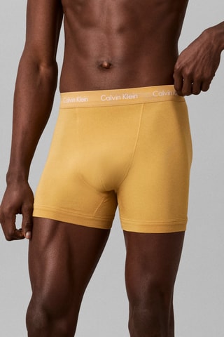 5 boxers - Jaune, gris et bleu