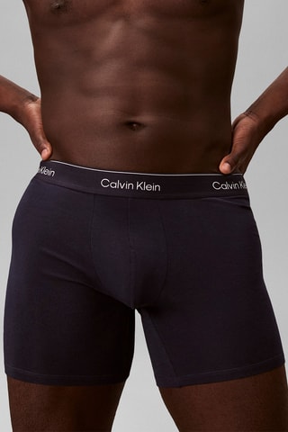 3 boxers - Bleu nuit, vert d'eau et gris