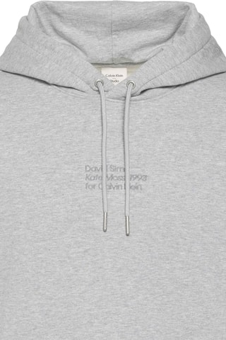 Sweat à capuche Kate Moss - Gris chiné