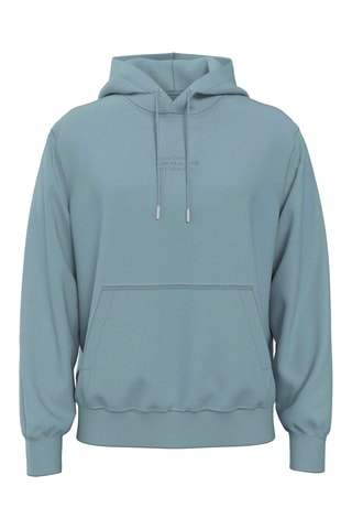 Sweat à capuche Kate Moss - Bleu-gris
