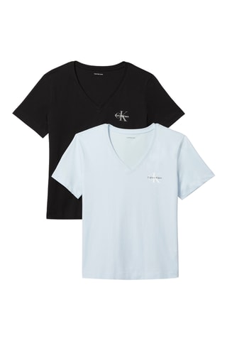 2 t-shirts - Ciel et noir