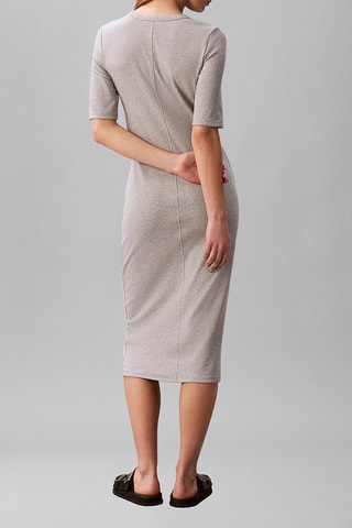 Robe t-shirt - Gris chiné