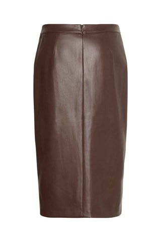 Jupe droite - Marron