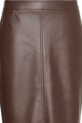 Jupe droite - Marron
