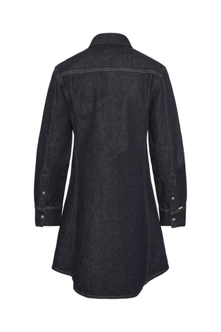 Robe chemise en jean - Bleu marine
