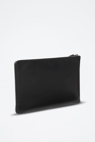 Pochette en cuir - Noir