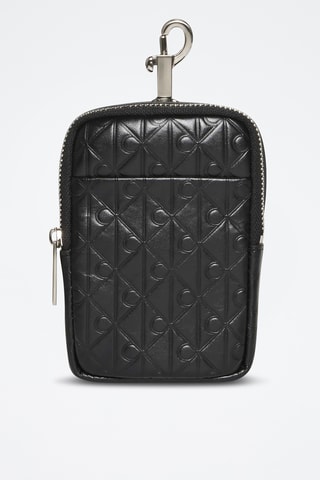 Porte-monnaie en cuir - Noir