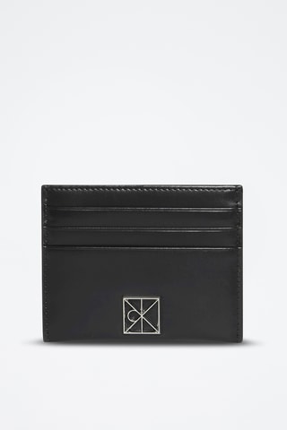 Porte-cartes en cuir - Noir