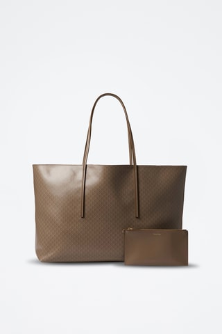 Cabas et pochette - Taupe