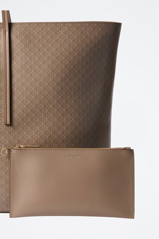 Cabas et pochette - Taupe