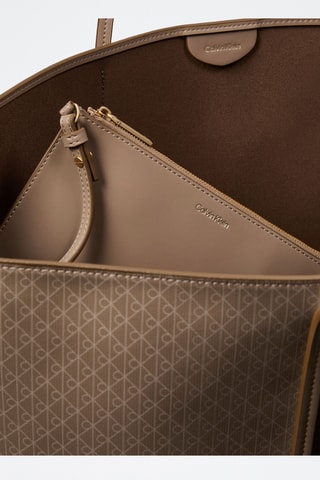Cabas et pochette - Taupe