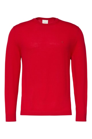 Pull en mérinos - Rouge