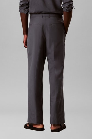 Pantalon straight - Gris foncé