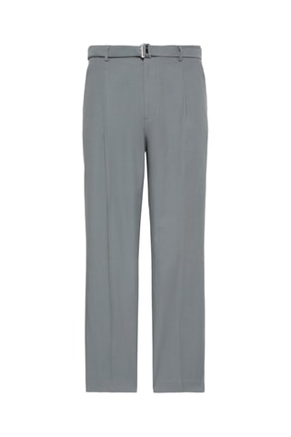 Pantalon straight - Gris foncé