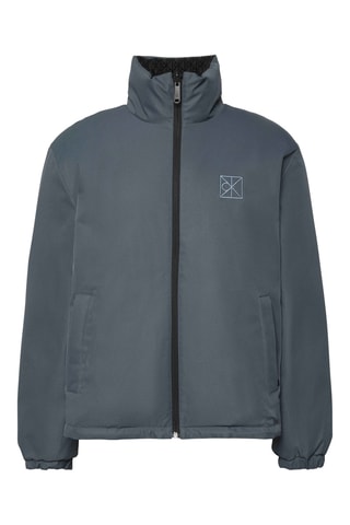 Veste réversible - Bleu foncé et noir