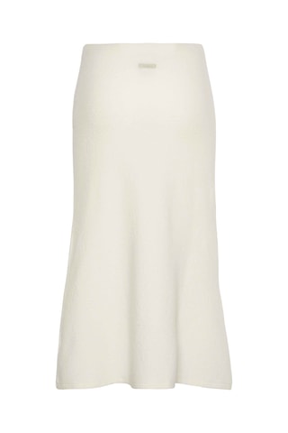 Jupe midi en laine - Blanc