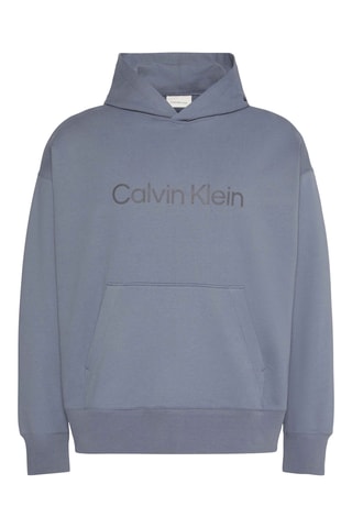 Sweat à capuche - Bleu-gris