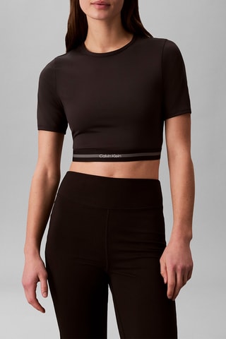 T-shirt cropped - Noir