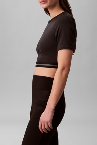 T-shirt cropped - Noir