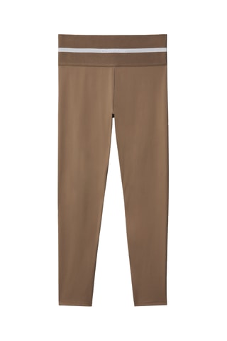 Legging taille haute - Marron