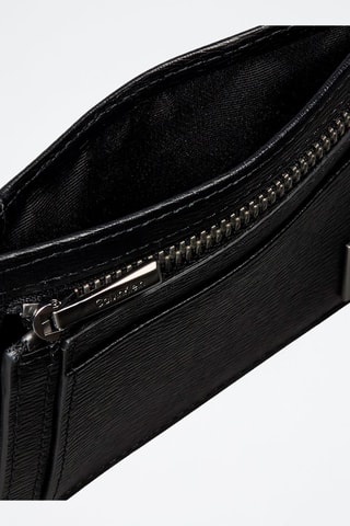 Porte-cartes en cuir - Noir