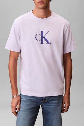 T-shirt relaxed - Lilas
