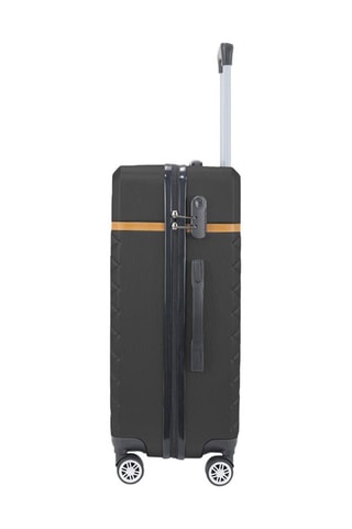 Handbagagetrolley Odeon (S) - 55 cm  - Zwart, bruin en zilverkleurig