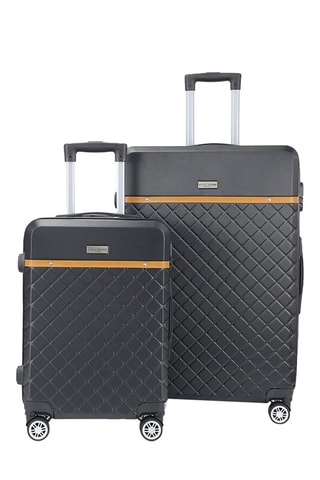 Handbagagetrolley en Grote Trolley Odeon (S/L) - 55/75 cm  - Zwart en bruin
