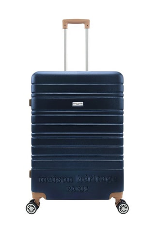 Grote Trolley Madeleine (L) - 70 cm - Blauw en bruin