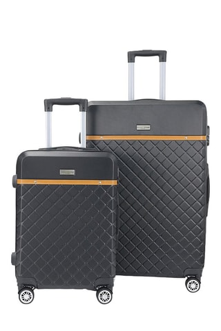 Weekendtrolley en Grote Trolley Odéon (M/L) - 65/75 cm  - Zwart, bruin en grijs