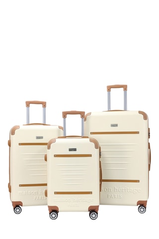 Set van 3 Trolleys (S/M/L) Trocadero - 55 / 65 / 75 cm  - Wit