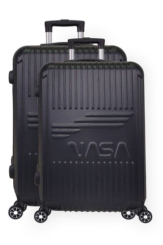 Handbagagetrolley en Weekendtrolley Enterprise (S/M) ( Zwart - Zwart