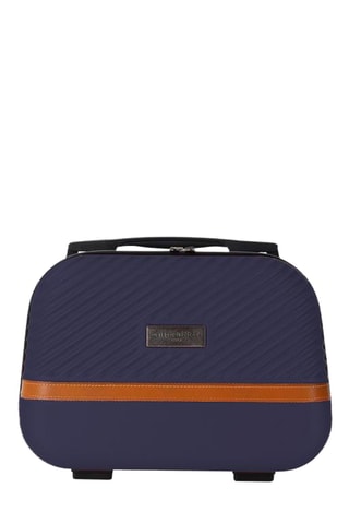 Handbagagetrolley en Beautycase Opera (S) - 55/30 cm - Marineblauw