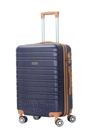 Weekendtrolley Madeleine (M)  - 60 cm - Blauw en bruin