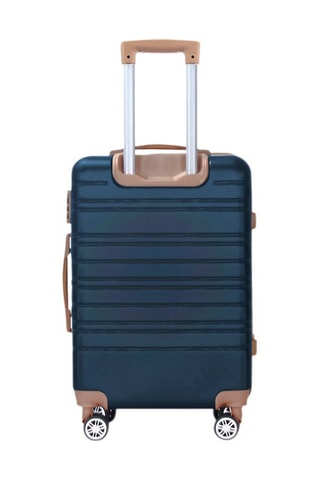 Weekendtrolley Madeleine (M)  - 60 cm - Blauw en bruin