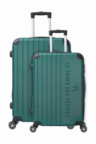 Handbagagetrolley en Weekendtrolley Bari (S/M) - 55/65 cm  - Kaki