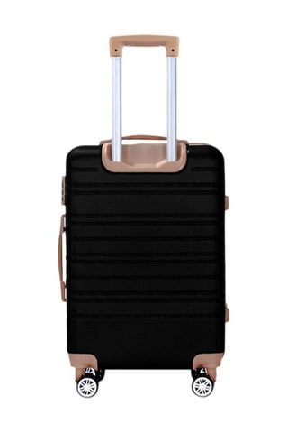 Set van 3 Trolleys Madeleine (S/M/L) - 50/60/70 cm - Zwart en bruin