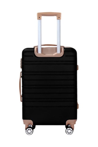 Handbagagetrolley en Grote Trolley Madeleine (S/L) - 50/70 cm - Bruin en zwart